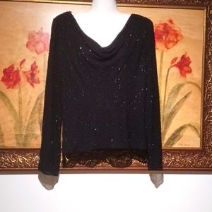 Talbot's Silk Evening Top Size 10